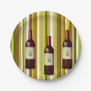 Papierschüsseln Wein Pappteller