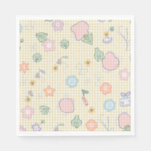 Papierserviette aus niedlicher Blume (Bearbeiten)