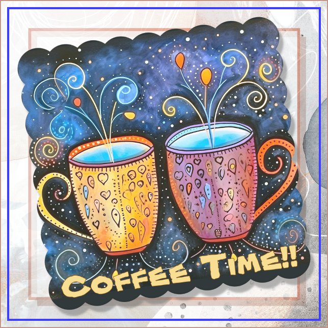 Papierservietten- 6er-Pack - Kaffeezeit!! Untersetzer (Von Creator hochgeladen)
