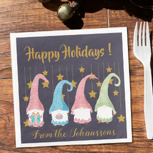 Papierservietten der schwedischen Gnome