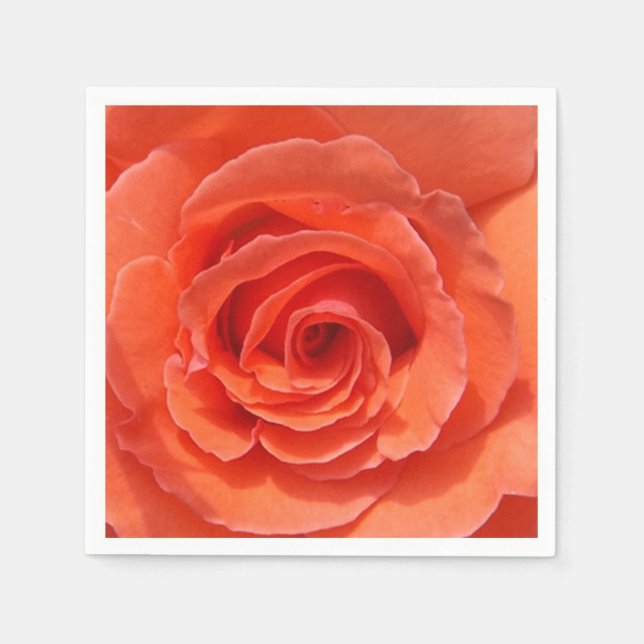 Papierservietten für die Rose (Vorderseite)