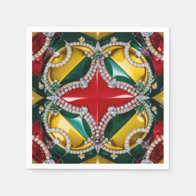 Papierservietten mit Los Angeles Colors Design (Vorderseite)