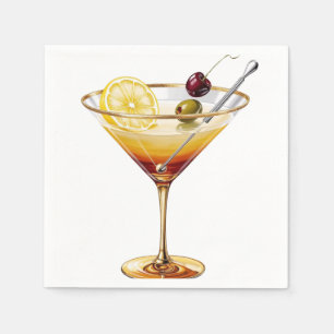 Papierservietten, Standard Cocktail. Serviette