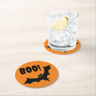 Papierset Untersetzer Set aus sechs - Boo! Hallowe
