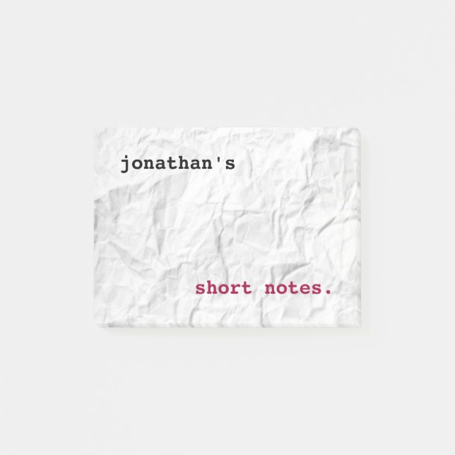 Papiersorte Post-it Klebezettel (Vorderseite)