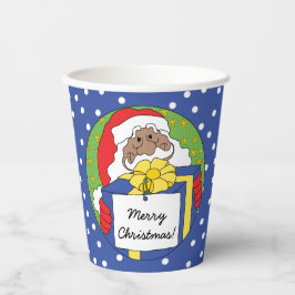 Papiersorten "Der Weihnachtsmann präsentiert" 8 oz Pappbecher
