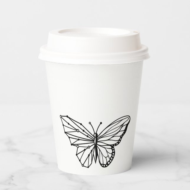 Papierstapelgröße: 8oz Paper Cup, Lid: Deckel Pappbecher (Vorderseite)