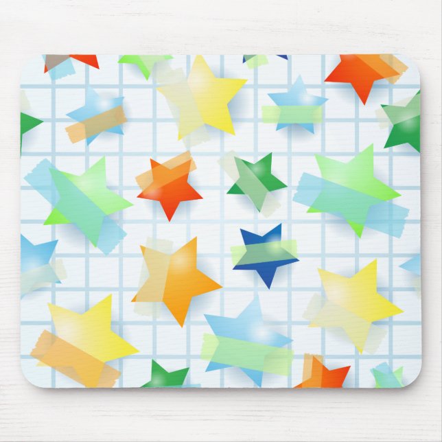 Papiersterne Mousepad (Vorne)