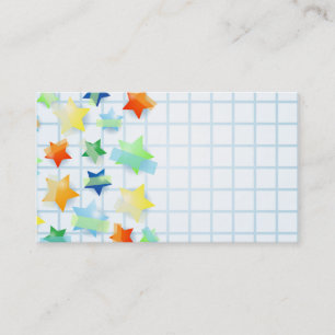 Papiersterne, Visitenkarte