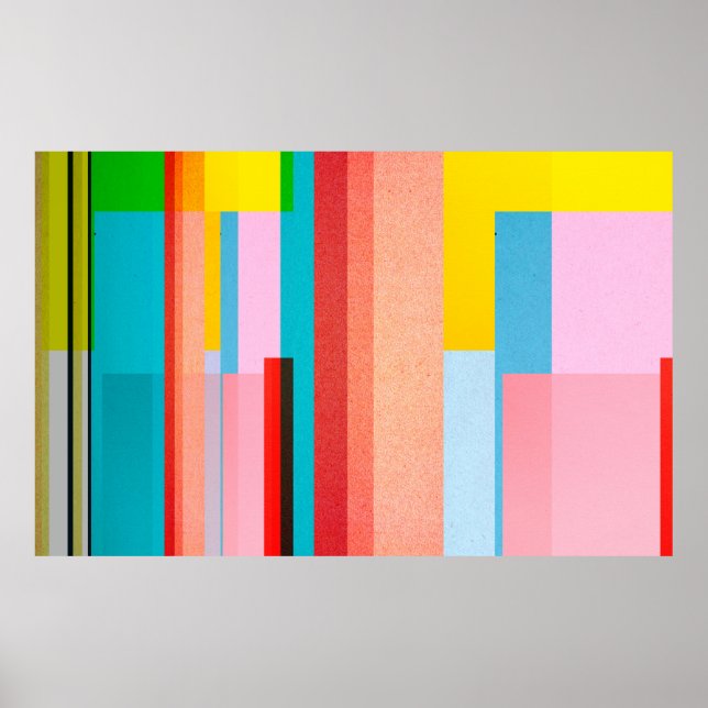 Papierstruktur - farbiges Hintergrunddesign Poster (Vorne)