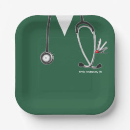 Papiertafel für die Krankenpflege Pappteller