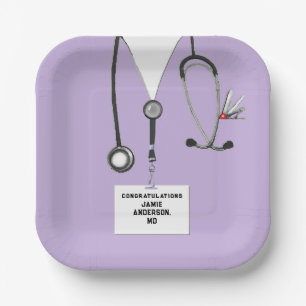 Papiertafel für die medizinische Schulbildung Pappteller