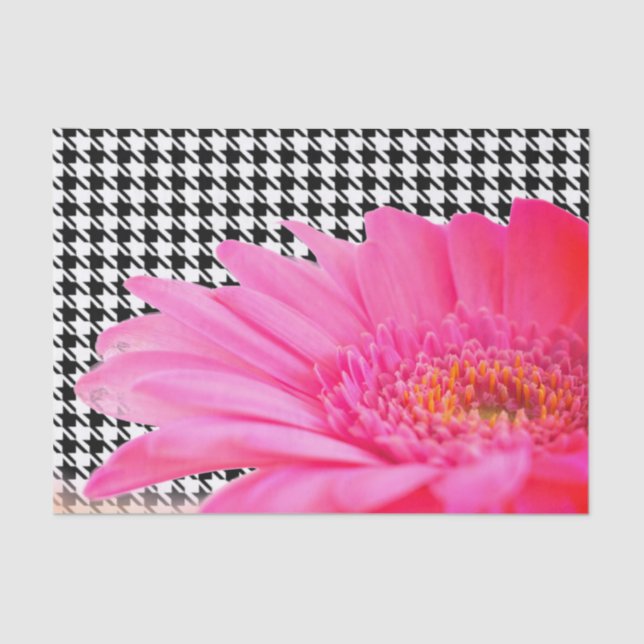 Papiertafel für die rosa Blume Seidenpapier (Vorderseite)