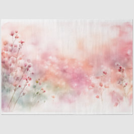 Papiertafel für die rosa Wildblume Seidenpapier