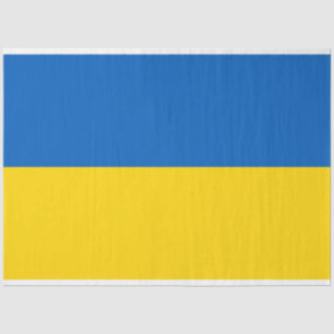 Papiertafel für die ukrainische Flagge (Ukraine) Seidenpapier