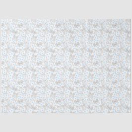 Papiertafel für graue und blaue Punkte Seidenpapier