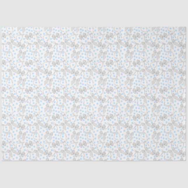 Papiertafel für graue und blaue Punkte Seidenpapier (Vorderseite)