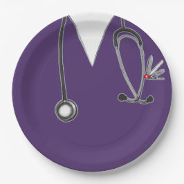 Papiertafel für Krankenversicherer Pappteller