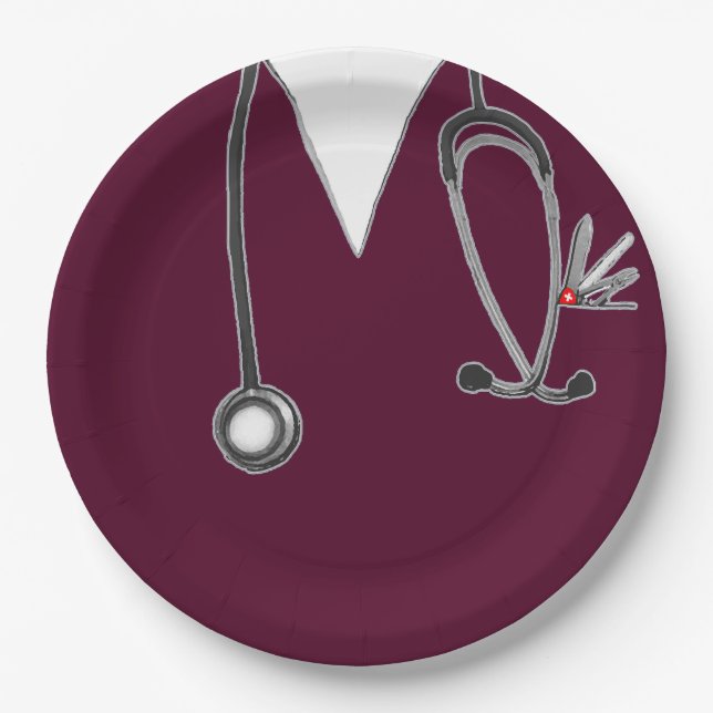 Papiertafel für Krankenversicherer Pappteller (Vorderseite)