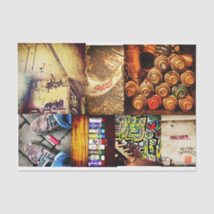 Papiertaschentuch, Graffiti-Kunst Seidenpapier