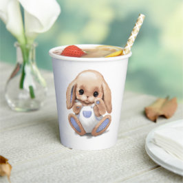 Papiertasse mit Babydusche Pappbecher