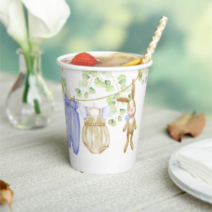 Papiertasse mit Babydusche Pappbecher