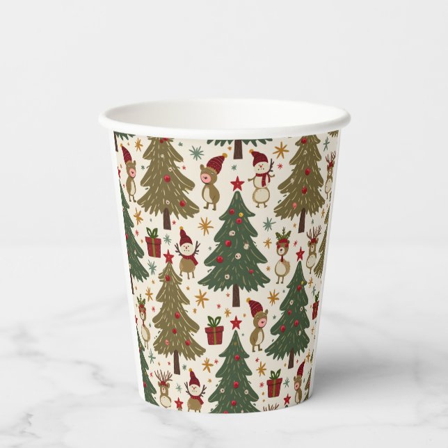 Papiertasse Pappbecher (Rückseite)