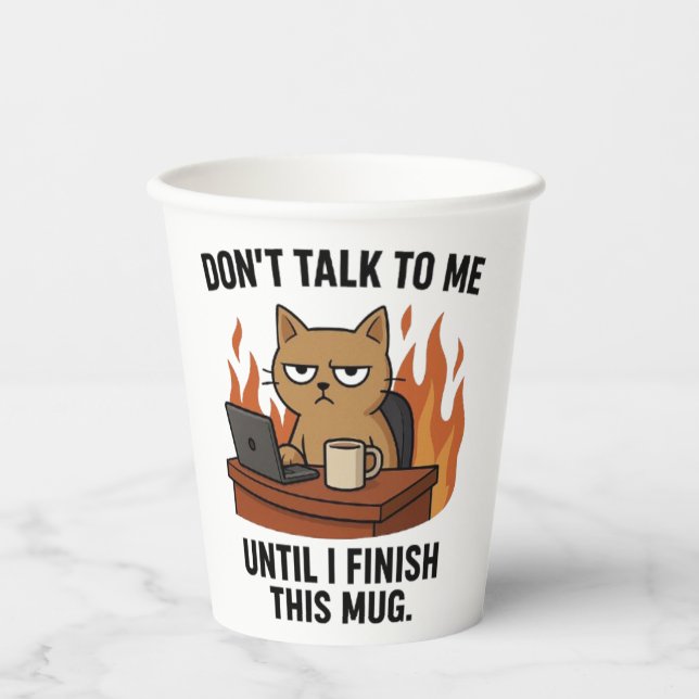 Papiertasse Pappbecher (Vorderseite)