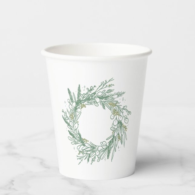Papiertasse Pappbecher (Vorderseite)