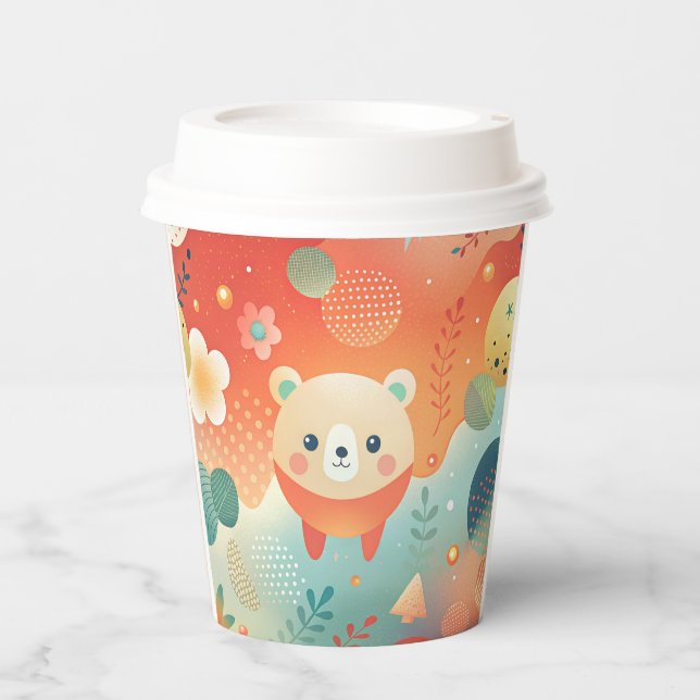 Papiertasse Pappbecher (Vorderseite)