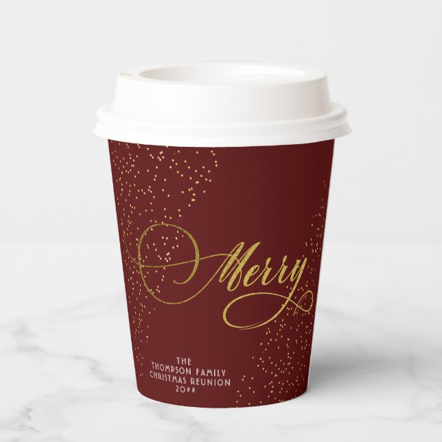 Papiertasse Pappbecher (Rückseite)