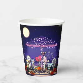 Papiertassen mit BT21 zu Halloween Pappbecher