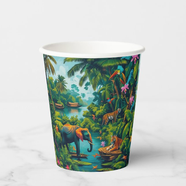 Papiertassen Pappbecher (Vorderseite)