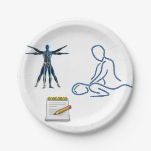 PapierTeller-Chiropraktor Pappteller