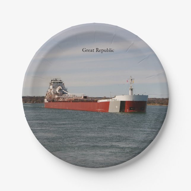 Papierteller der Großen Republik (Vorderseite)