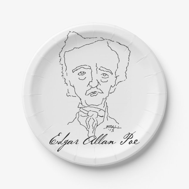 PapierTeller Edgar Allan Poe (Vorderseite)