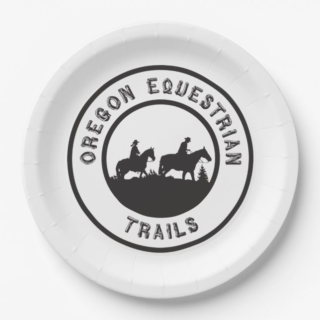 PapierTeller mit OET Logo (Vorderseite)