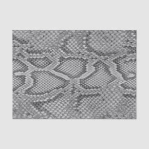 Papiertuch mit grauem Schlangenmuster Seidenpapier