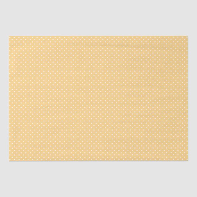 Papiertuch/Polka-Punkte Pfirsich Seidenpapier (Vorderseite)