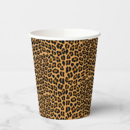 Papiertücher aus Leopard Pappbecher
