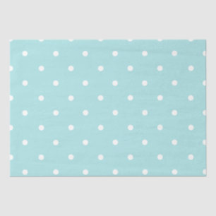 Papiertücher/Blatt-blaue Polka-Dosen-Papiere Seidenpapier