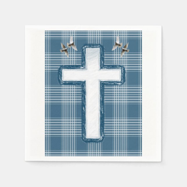 Papiertücher Kreuz Serviette (Vorderseite)