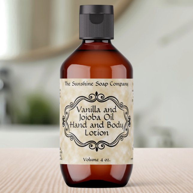 Papiertücher mit Vintagem Rahmen, kosmetisches Eti (Von Creator hochgeladen)