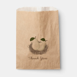 Papiertüte aus Pair-Twin-Gastgeschenk Geschenktütchen
