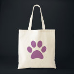 Papiertüte Tragetasche<br><div class="desc">Fun Paw Print Design für Tierfreunde!</div>