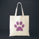 Papiertüte Tragetasche<br><div class="desc">Fun Paw Print Design für Tierfreunde!</div>