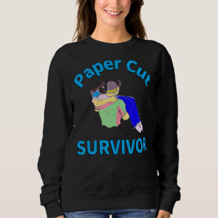 Papierüberstand Vintager, merkwürdig spezifischer  Sweatshirt
