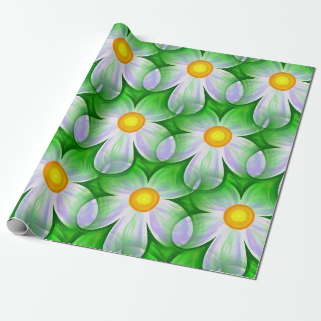 Papierumhüllung für dunkle Blume Geschenkpapier (Ungerollt)