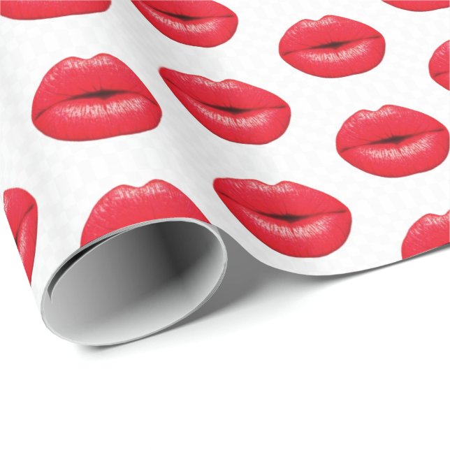Papierverpackenbandlippen Geschenkpapier (Rolleneckpunkt)