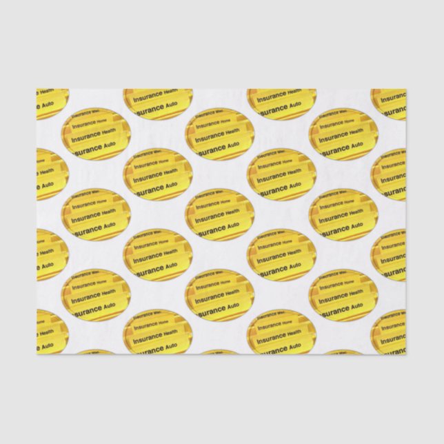 Papierversicherung für dekorative Gewebe Seidenpapier (Vorderseite)